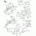 Mule 3010 Diesel 4X4 (KAF950-B2) Рама ,крепежные детали