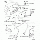 Mule 3010 Trans4x4 (KAF620-J1) Наклейки предупреждения