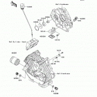 Mule 600 (KAF400-B1) Масляный и водяной насос. фильтр масленый