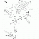Mule 600 (KAF400-B1) Педаль и рычаг тормоза