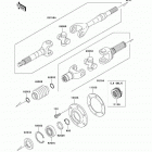 Mule 3010 Trans4x4 Hardwoods Green HD (KAF620-K1) Карданный вал - задний