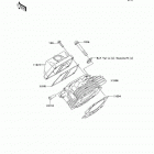 Mule 600 (KAF400-B1) Головка цилиндра