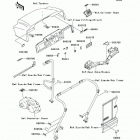 Mule 3010 Trans4x4 Hardwoods Green HD (KAF620-K1) Наклейки предупреждения