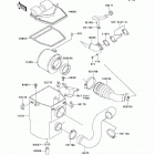 Mule 610 4x4 (KAF400-A1) Воздухозаборник