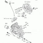 Mule 610 4x4 (KAF400-A1) Масляный и водяной насос. фильтр масленый
