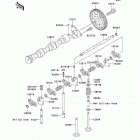 Mule 3010 Diesel 4X4 (KAF950-B2) Распред вал  / клапана