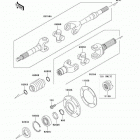 Mule 3010 Trans4x4 (KAF620-J1) Карданный вал - задний