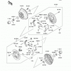 Mule 600 (KAF400-B1) Задние тормоза