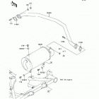 Mule 610 4x4 (KAF400-A1) Глушитель