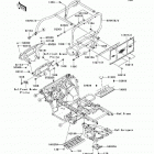 Mule 600 (KAF400-B1) Защитные дуги  / рама кабины