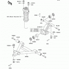 Mule 3010 Trans4x4 (KAF620-J1) Передняя подвеска
