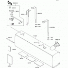 Mule 3010 Diesel 4X4 (KAF950-B2) Топливный бак