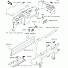 Mule 600 (KAF400-B1) Наклейки предупреждения