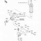 Mule 610 4x4 (KAF400-A1) Подвеска