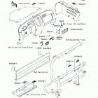 Mule 610 4x4 (KAF400-A1) Наклейки предупреждения