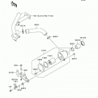 Mule 3010 Trans4x4 (KAF620-J1) Air cleaner-belt converter