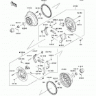 Mule 610 4x4 (KAF400-A1) Передние тормоза