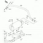 Mule 600 (KAF400-B1) Глушитель