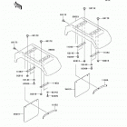 Mule 3010 Trans4x4 (KAF620-J1) Заднее крыло