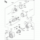 Mule 3010 Diesel 4X4 (KAF950-B2) Стартер