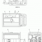 EF5200DE Наклейки предупреждения