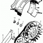 E900 Fan pulley@v-belt