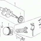 EX2200 Crankshaft@piston@rings