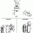 EG1500 Air cleaner@muffler