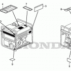 EB3000CK2 Наклейки предупреждения