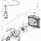 EM5000 Radiator@reserve tank@fan motor