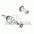 EU7000ISN Коленвал