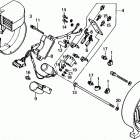 EV4000 Brush holder@generator   end cover