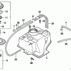 EX650 Ex650 fuel tank