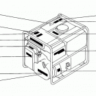 EM2500XK1 Наклейки предупреждения