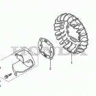 EU2000I Вентилятор охлаждения
