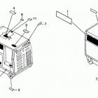EX3300S Наклейки предупреждения