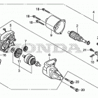 EM5000SXK2 Starter motor            (em5000sxk2, em6500sxk1)