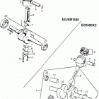 EG1500 Коленчатый вал и поршни