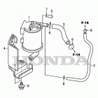 EP2500CX1 Адсорбер, системы улавливания паров топлива