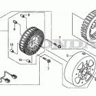 EU6500IS1 Generator assy.@cooling  fan