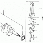 EB4000 Crankshaft@piston@rings