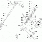 SR VIPER R-TX LE 129 ORANGE Задняя подвеска ,задний амортизатор