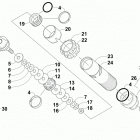 SR VIPER R-TX SE 129 BLUE Задняя  подвеска, передний амортизатор