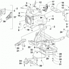 SR VIPER L-TX DX 137 BLACK Передний бампер и рама