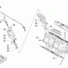 ZR 6000 SNO PRO LTD ES ORANGE Цилиндр и головка