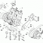 M 8000 SNO PRO 162 ORANGE Опора двигателя и вариатор