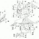 ZR 6000 SNO PRO LTD ES ORANGE Передний бампер и рама