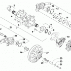 SR VIPER M-TX SE 162 BLUE Вал приводной трака и тормоза