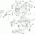 ZR 8000 SNO PRO ORANGE Передний бампер и рама