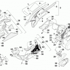 M 9000 SNO PRO LTD 162 ORANGE EARLY BUILD Поддон и обтекатели